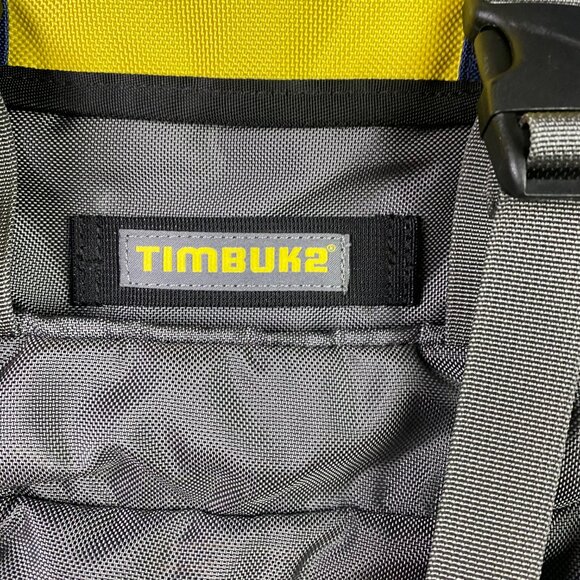 TImbuk2 Swig Urban Laptop Backpack Messenger Bag Shoulder Dust Blue Reso Yellow - Picture 2 of 11
